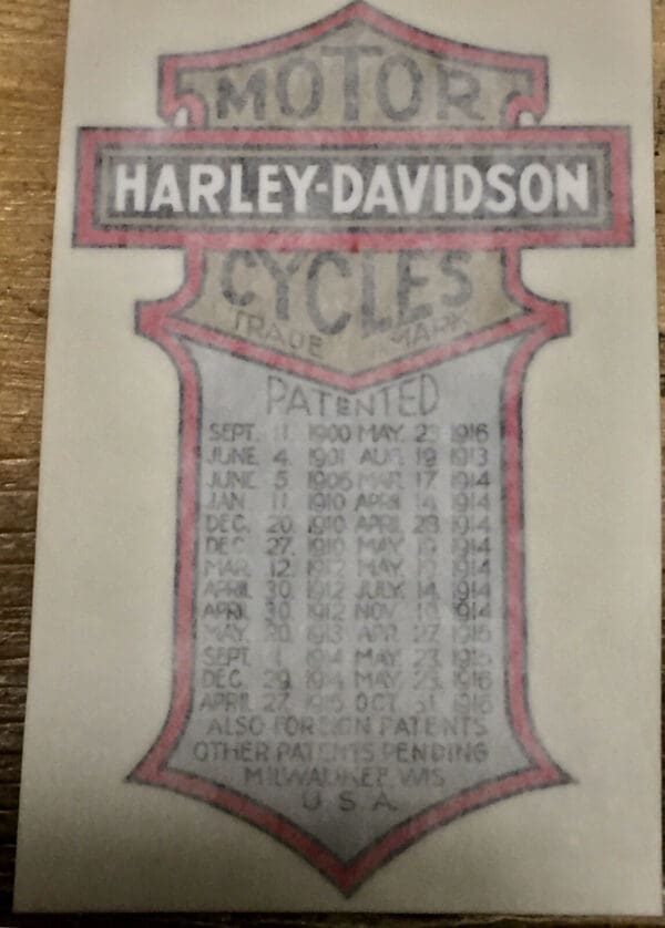 HARLEY-DAVIDSON-ADESIVO-TRASFERIBILE-TESTA-TELAIO-CASSETTA-ATTREZZI-292940294795